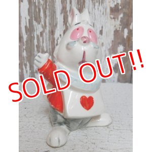 画像: ct-150623-12 White Rabbit / 70's Ceramic Figure