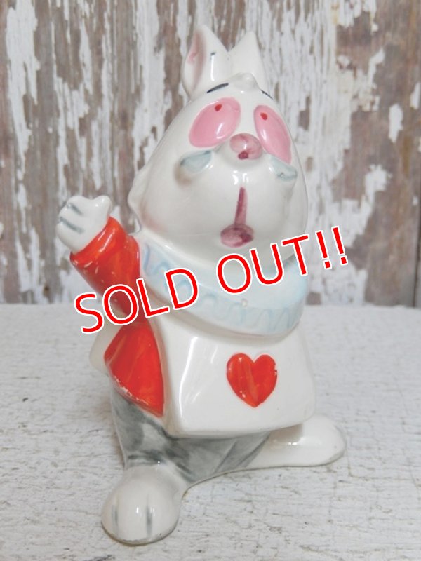 画像1: ct-150623-12 White Rabbit / 70's Ceramic Figure