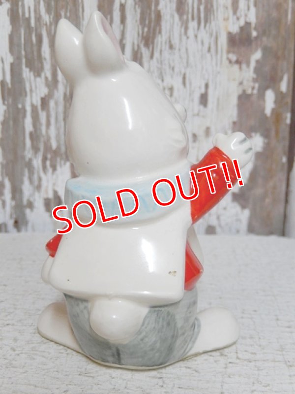 画像4: ct-150623-12 White Rabbit / 70's Ceramic Figure