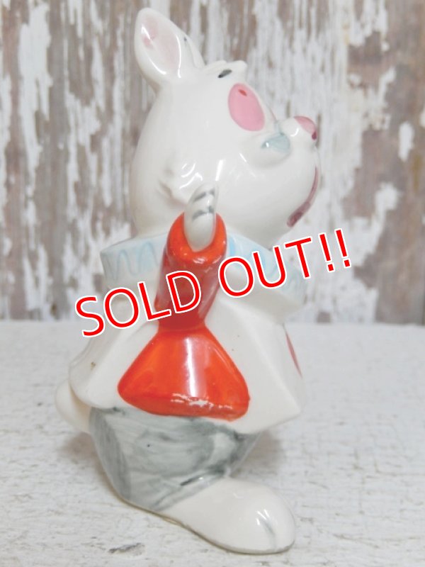 画像3: ct-150623-12 White Rabbit / 70's Ceramic Figure