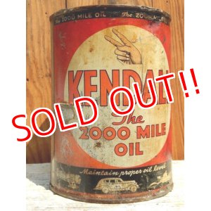 画像: dp-150701-01 Kendall / 40's-50's The 2000 Mile Oil Can