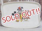 画像: ct-150804-26 Mickey Mouse, Goofy & Donald Duck / 70's Plastic Plate