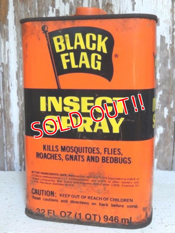 画像1: dp-150805-03 BLACK FLAG / Vintage Insect Spray Can