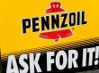 画像2: dp-150811-06 Pennzoil / 90's w-side Metal sign