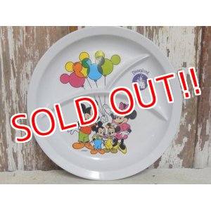 画像: ct-150901-14 Disneyland / Mickey & Minnie 80's-90's Plastic Plate