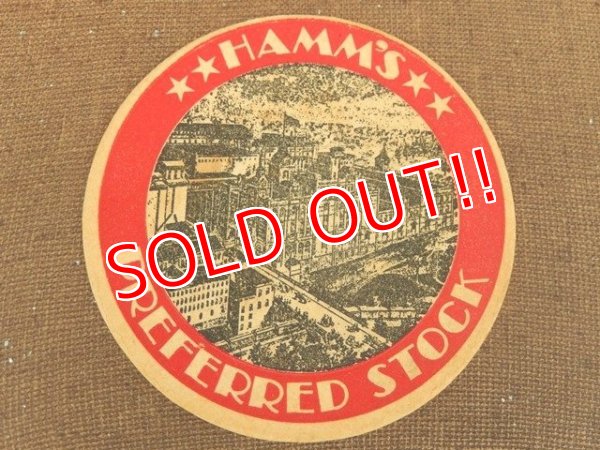 画像1: dp-150902-27 Hamm's / Vintage Coaster