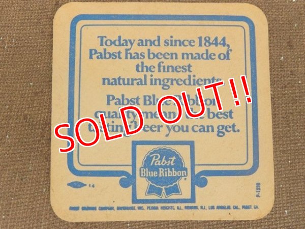 画像4: dp-150902-27 Pabst Blue Ribbon / Vintage Coaster