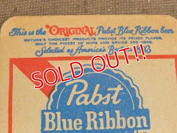 画像2: dp-150902-27 Pabst Blue Ribbon / Vintage Coaster