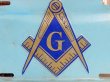 画像2: dp-150902-19 Freemasonry / Vintage Metal Plate