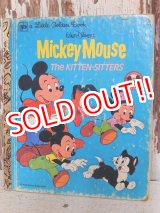 画像: ct-150526-36 Mickey Mouse / The Kitten Sitters Little Golden Book