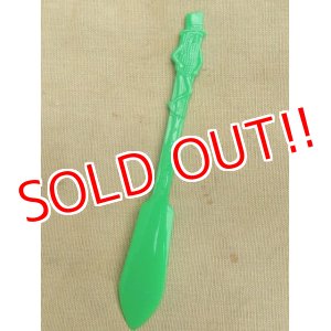 画像: ct-151001-25 Planters / Mr.Peanuts Plastic Butter Knife (Green)