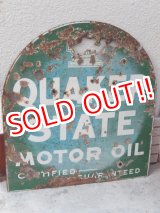 画像: dp-151025-01 Quaker State / 30's-40's Metal Sign