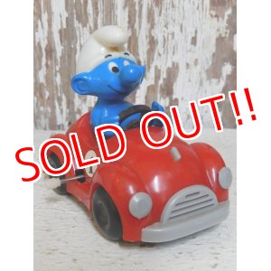 画像: ct-151027-21 Smurf / Galoob 80's Wind up "Red Car"