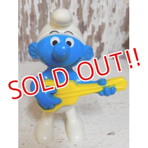 画像: ct-151027-15 Smurf / Galoob 80's Walking Smurf "Guitar"