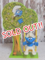 画像: ct-151027-17 Smurf / Galoob 80's Wind up "Swing Seat"