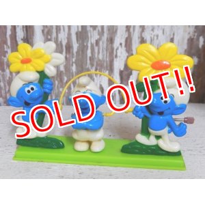 画像: ct-151027-18 Smurf / Galoob 80's Wind up "rope skipping"