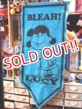 画像: ct-151027-01 PEANUTS / 60's Banner "Lucy" Blue