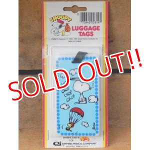 画像: ct-151104-19 Snoopy / AVIVA 70's Luggage Tags "Chop Chop Chop Chop"