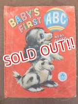 画像: ct-151104-13 Vintage Cloth Book "BABY'S FIRST ABC"