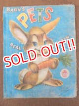 画像: ct-151104-12 Vintage Cloth Book "BABY'S PETS"