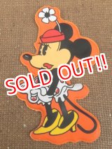 画像: ct-151110-09 Minnie Mouse / 70's Vinyl Magnet