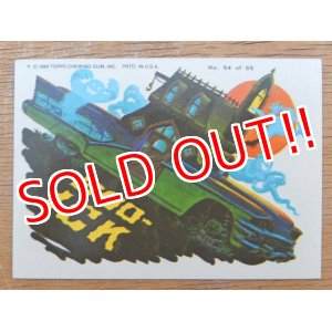 画像: ct-150701-28 Topps / Weird Wheels Sticker No.54 of 55