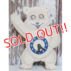 画像: ct-151201-26 Teddy Snow Crop / 50's Wall Clock