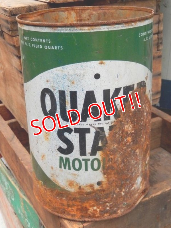 画像1: dp-151220-02 Quaker State / Vintage Oil Can