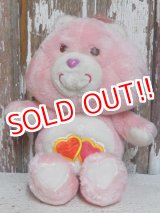 画像: ct-151014-32 Care Bears / Kenner 80's Love-a-lot Bear Plush Doll