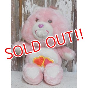 画像: ct-151014-32 Care Bears / Kenner 80's Love-a-lot Bear Plush Doll