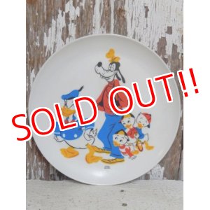 画像: ct-151213-17 Donald Duck,Goofy and Donald's Nephews / 70's Plastic Plate