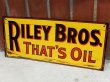 画像1: dp-160309-34 Riley Bros Oil / 50's Metal Sign