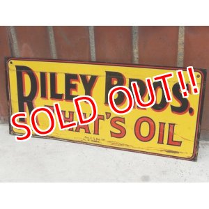 画像: dp-160309-34 Riley Bros Oil / 50's Metal Sign