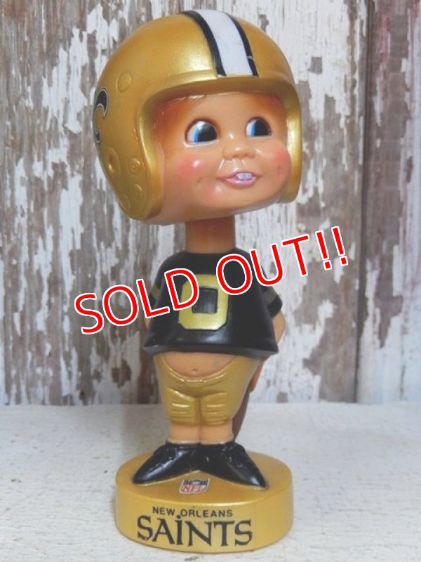 画像1: ct-160309-55 NFL 70's Bobble Head "New Orleans Saints"