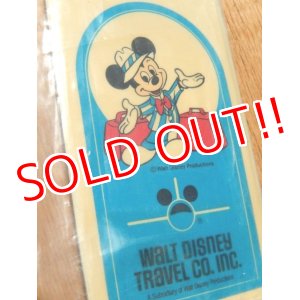 画像: ct-160409-20 Mickey Mouse / 70's Luggage Tag