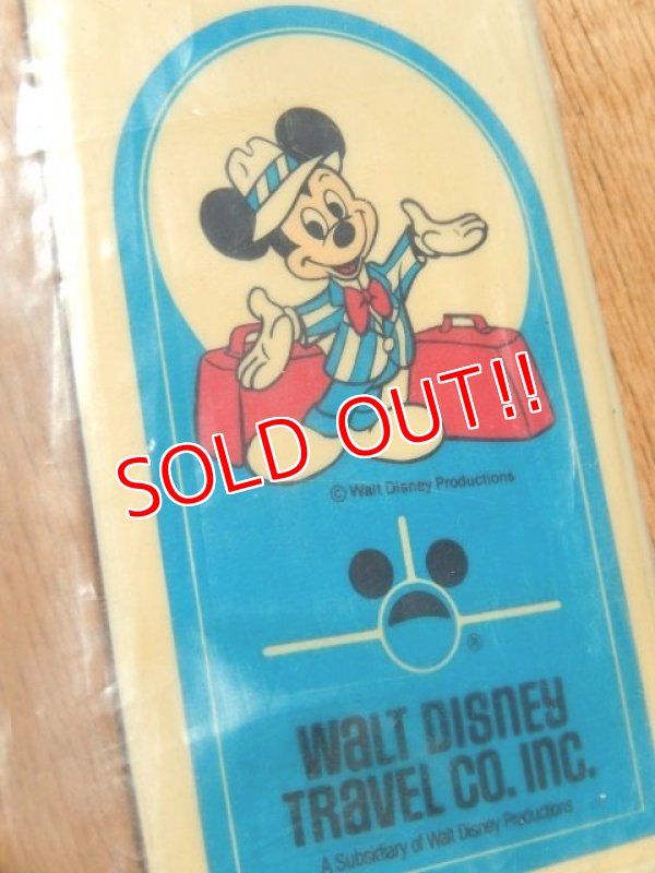 画像1: ct-160409-20 Mickey Mouse / 70's Luggage Tag