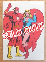 画像: ct-160512-01 The Flash & Supergirl / 80's Greeting Card