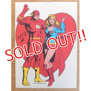 画像: ct-160512-01 The Flash & Supergirl / 80's Greeting Card