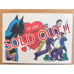 画像: ct-160512-01 Batman & Villains / 80's Greeting Card