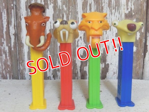 画像1: pz-141101-617 Ice Age 2 / 2000's PEZ Dispenser set of 4