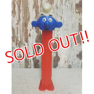 画像: pz-130917-04 Smurf / 80's PEZ Dispenser "Thin feet Red Stem"