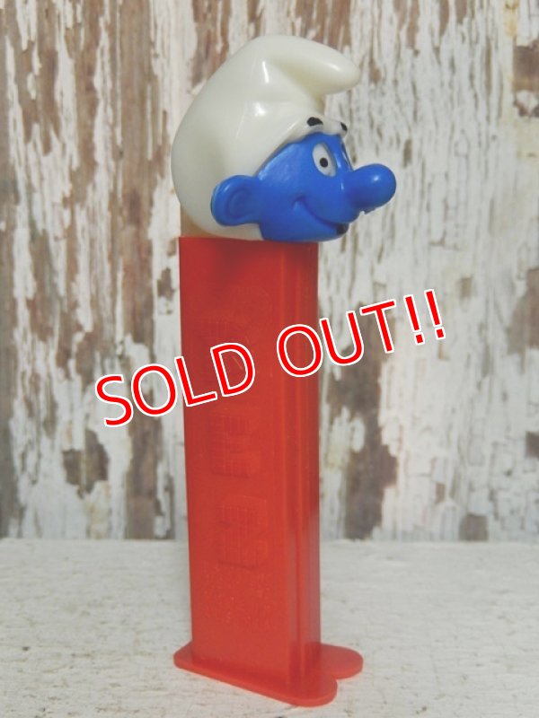 画像3: pz-130917-04 Smurf / 80's PEZ Dispenser "Thin feet Red Stem"