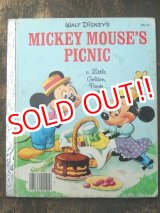 画像: bk-160615-19 Mickey Mouse's Picnic / 80's Little Golden Book