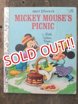 画像: bk-160706-16 Mickey Mouse's Picnic / 80's Little Golden Book