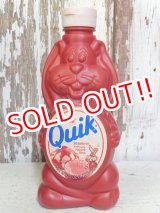 画像: ct-160823-14 Nestlé / Quik Bunny 80's-90's Strawberry Syrup Bottle