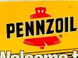 画像2: dp-160823-12 Pennzoil / 90's W-side Plastic Sign