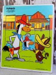 画像1: ct-160901-39 Quick Draw McGraw & Baba Looey / Playskool 80's Wood Puzzle