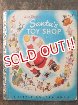 画像: bk-160706-07 Walt Disney's SANTA'S TOY SHOP / 50's Picture Book