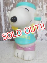 画像: ct-161110-12 Snoopy / 80's Vinyl Squeak Toy "Aerobics"