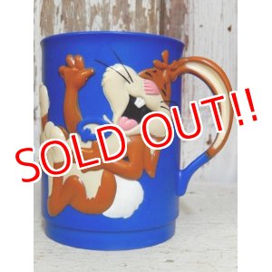 画像: ct-140520-01 Nestlé / Quik Bunny 80's Plastic Mug (Blue)